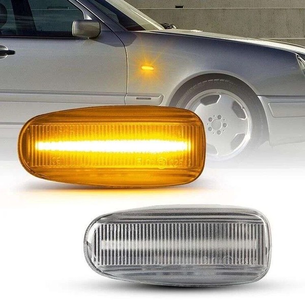 Led Seitenblinker Klar Passend FüR Mercedes Slk-Klasse (Typ R170)-image