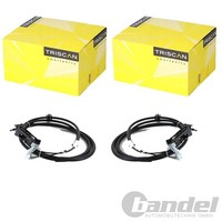 2X Triscan Handbremsseil Hinten Mitte Beidseitig Passend FüR Ford Focus