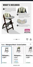 Abiie High Chair Wooden with A Tray Baby Feeding Chair for Babies And Toddlers