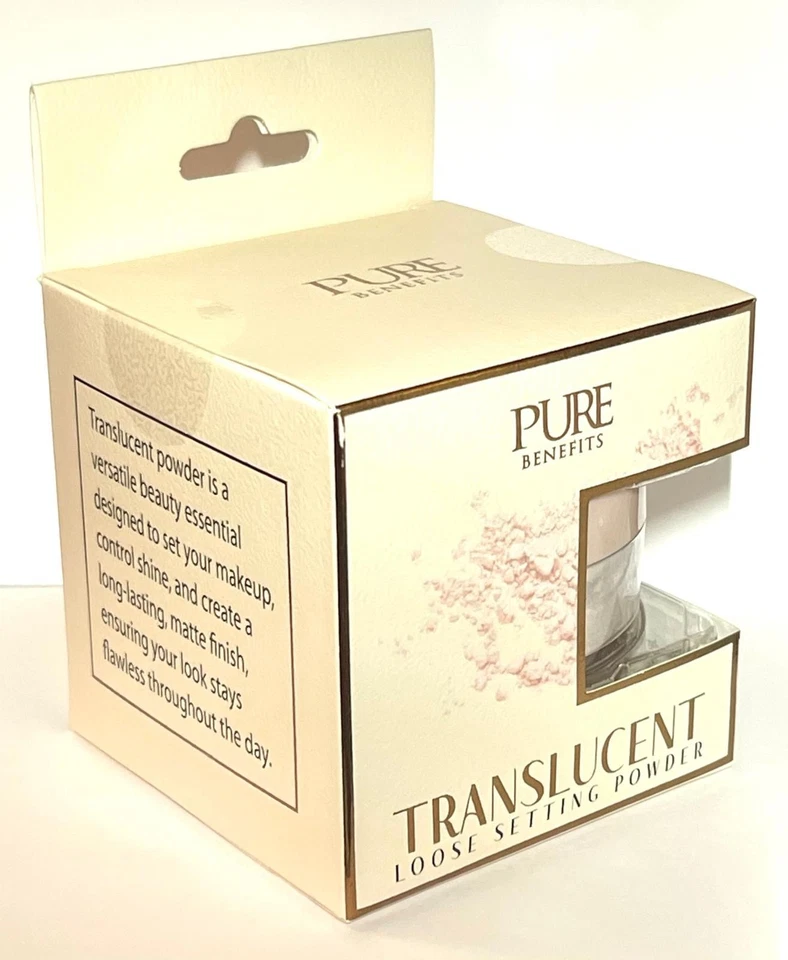 Pure Benefits Translucent Loose Setting Power, Silky Matte Finish, Long-lasting - Image 2 of 4