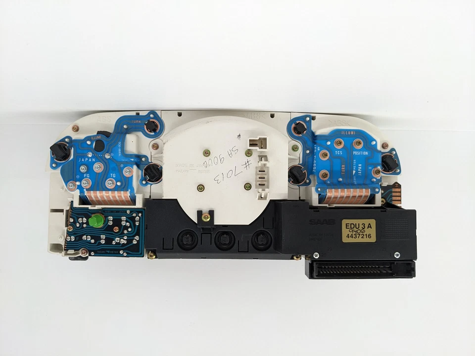 1994-1998 Saab 9000 MPH Instrument Speedometer Gauge Cluster 126K OEM 4428587 - Imagem 4 de 4