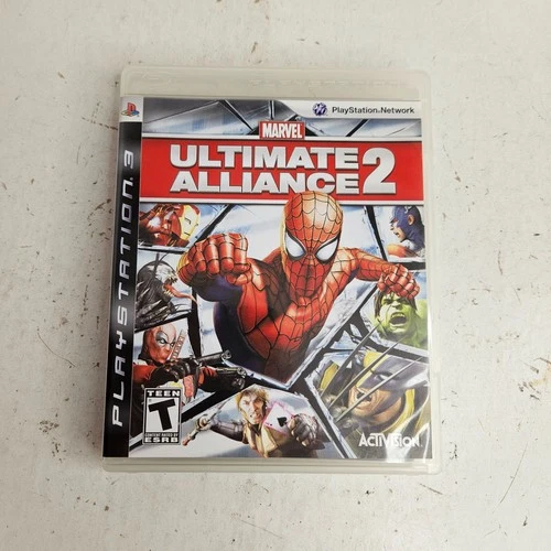Marvel Ultimate Alliance 2 - Sony PlayStation 3 CIB COMPLETE W/ Manual - Tested