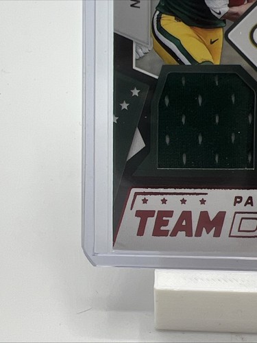 2022 Rookies & Stars Christian Watson Romeo Doubs Team Duals Jersey #TD-GP /249 - Picture 5 of 11