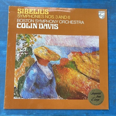 Sibelius* / Boston Symphony Orchestra - Colin Davis* - Symphonies Nos. 3 And 6 M