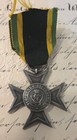 Sachsen Weimar Silbernes Verdienstkreuz 1901 am alten Band Orden