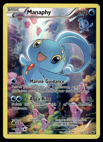 2016 Pokémon XY Black Star Promos Pokemon Manaphy XY113 HP