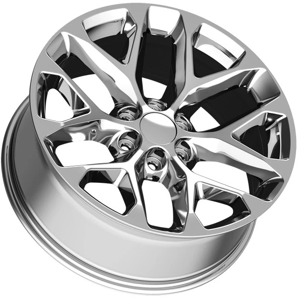 OE Performance 176C 24x10 6x5.5" +24mm Chrome Wheel Rim 24" Inch Foto 3 de 4