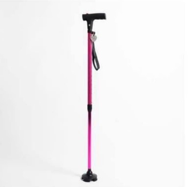 Kandi Kane LED Light, Alarm Walking Stick All Terrain Pivoting Base Handle Cane