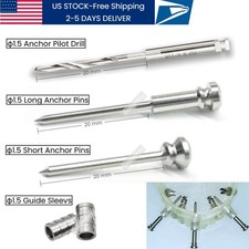  1.5 Dental Guided Anchor Pin Guided Twist Drill Guide Implant Template Fixation