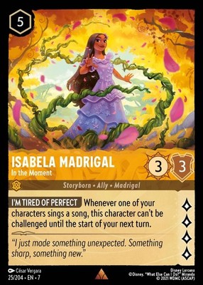 Isabela Madrigal, In the Moment - FOIL - Archazia s Island - Lorcana TCG