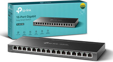 Tp-Link TL-SG116E Managed 16-Port Gigabit Network Switch, Energy-Saving Ethernet
