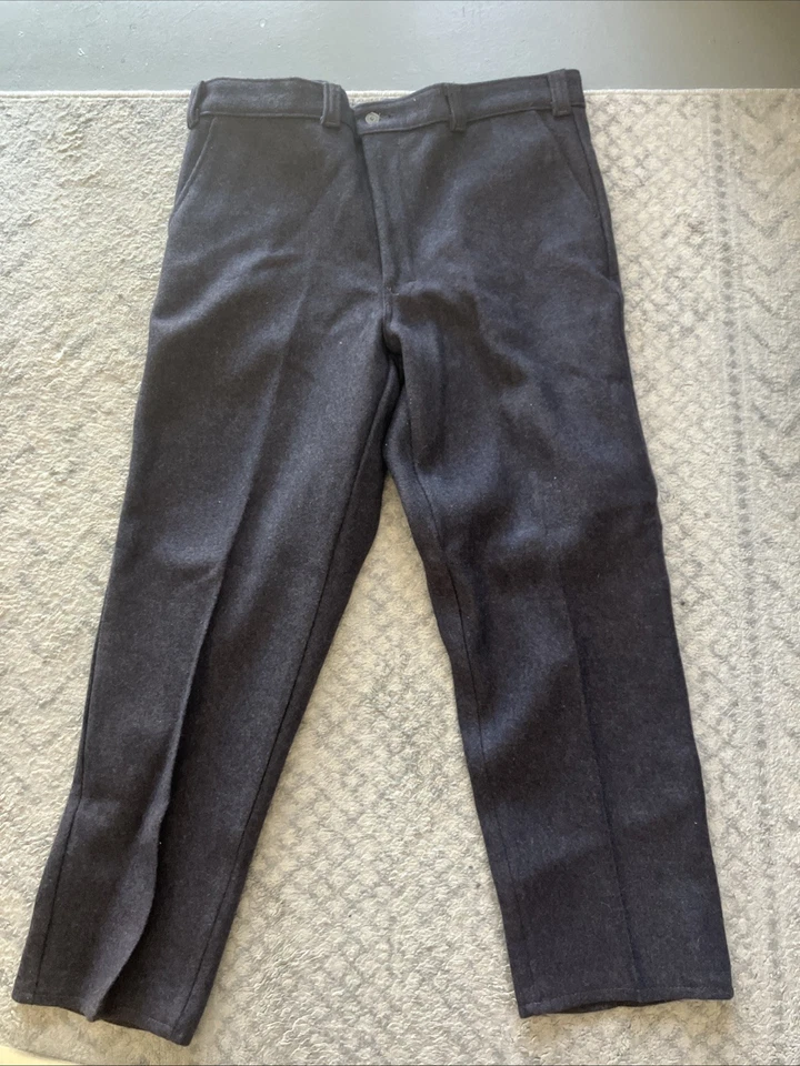 Calças masculinas de lã cinza codet - 40x31 - Imagem 2 de 4