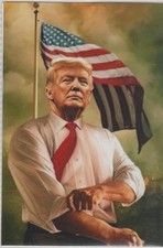 US President 45 / 47 Donald Trump  Re-Print 4x6 #2023