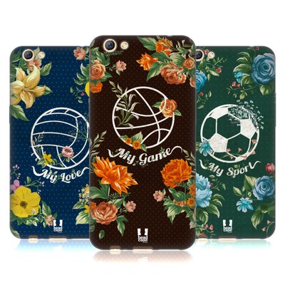 HEAD CASE DESIGNS SPORTY FLORALS SOFT GEL CASE FOR OPPO PHONES