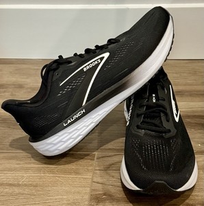 Brooks Launch 12 Men's Running Shoes US 12 D Black/Grey/White Mesh Cushioned
