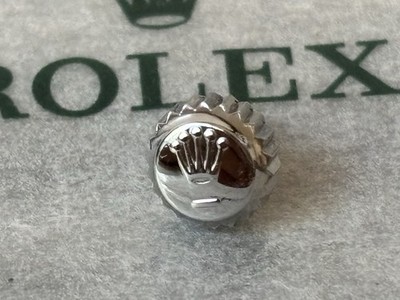 Genuine Rolex 24-530-0 Stainless Steel Crown 5.3mm Good Condition