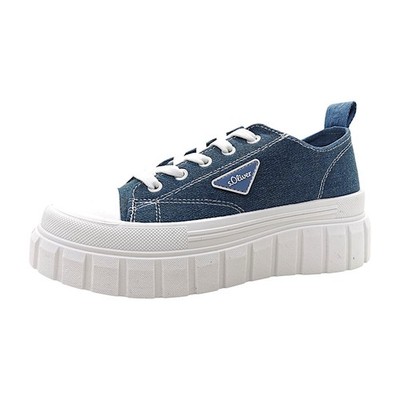 s.Oliver  Damenschuhe Schnürschuhe Sportive Blau Freizeit