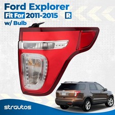 Led Tail Light For 2011-2015 Ford Explorer Red Clear W Bulbs Right Passenger Rh