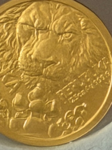 2023 Niue Czech Lion 1/25 oz .9999 Gold Coin