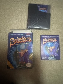 Nr MINTY BOX CIB Solstice complete in nintendo nes collector quality CLEAN lot