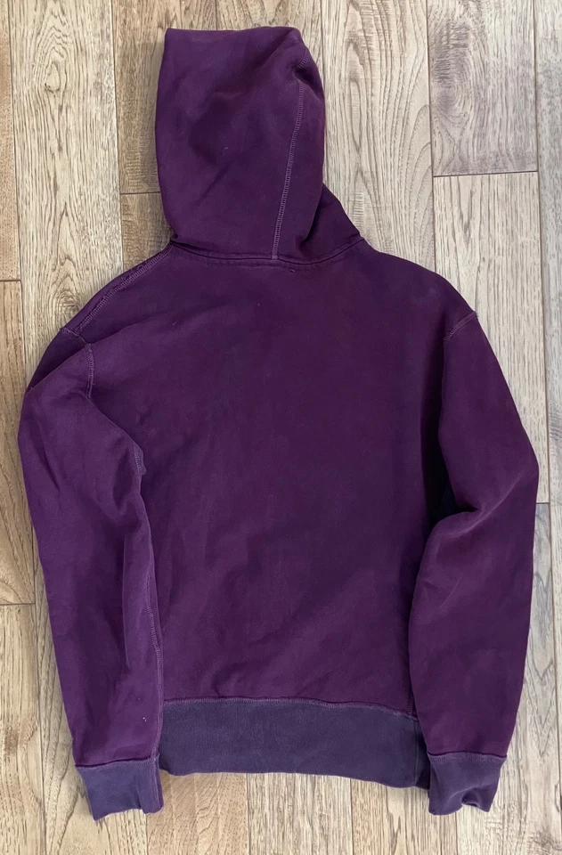 RUGBY Ralph Lauren 勃艮第 MMIV 勃艮第连帽衫 带袋,抽绳 Med — 第 2/4 张图片