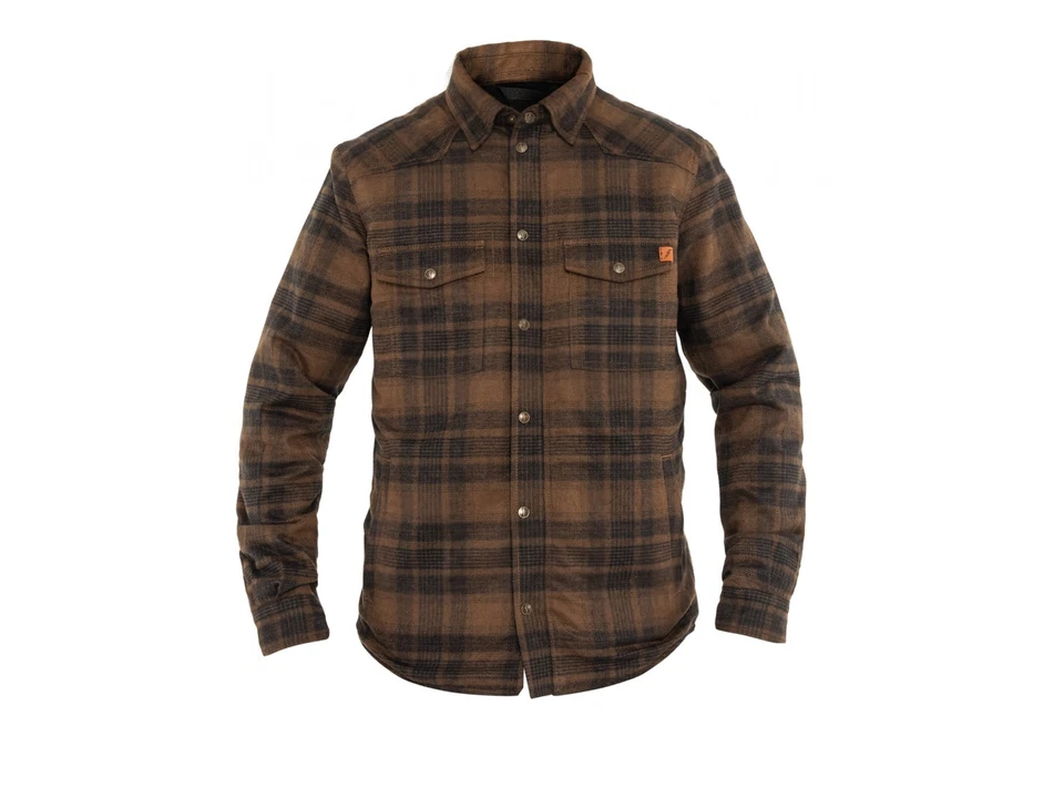 John Doe Motoshirt Woody Motorradjacke (Braun/Schwarz) Gr: L - Bild 1 von 1