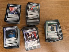 Large lot of Star Trek CCG 1E Mirror Mirror common (402) & uncommon (101) cards