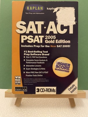 Kaplan 2005 SAT ACT PSAT Gold Edition Software. This Is A Preowned Item.