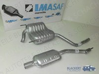 Imasaf Auspuffset Ab Kat für Mercedes C-Klasse Kombi C 180 S202 BJ 97-01|MSD+ESD