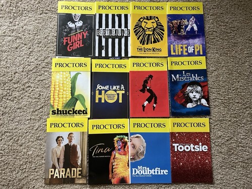 12 - (DODICI) PROCTORS THEATER TOUR Broadway Playbills SCHECTADY, NY - Foto 8 di 8