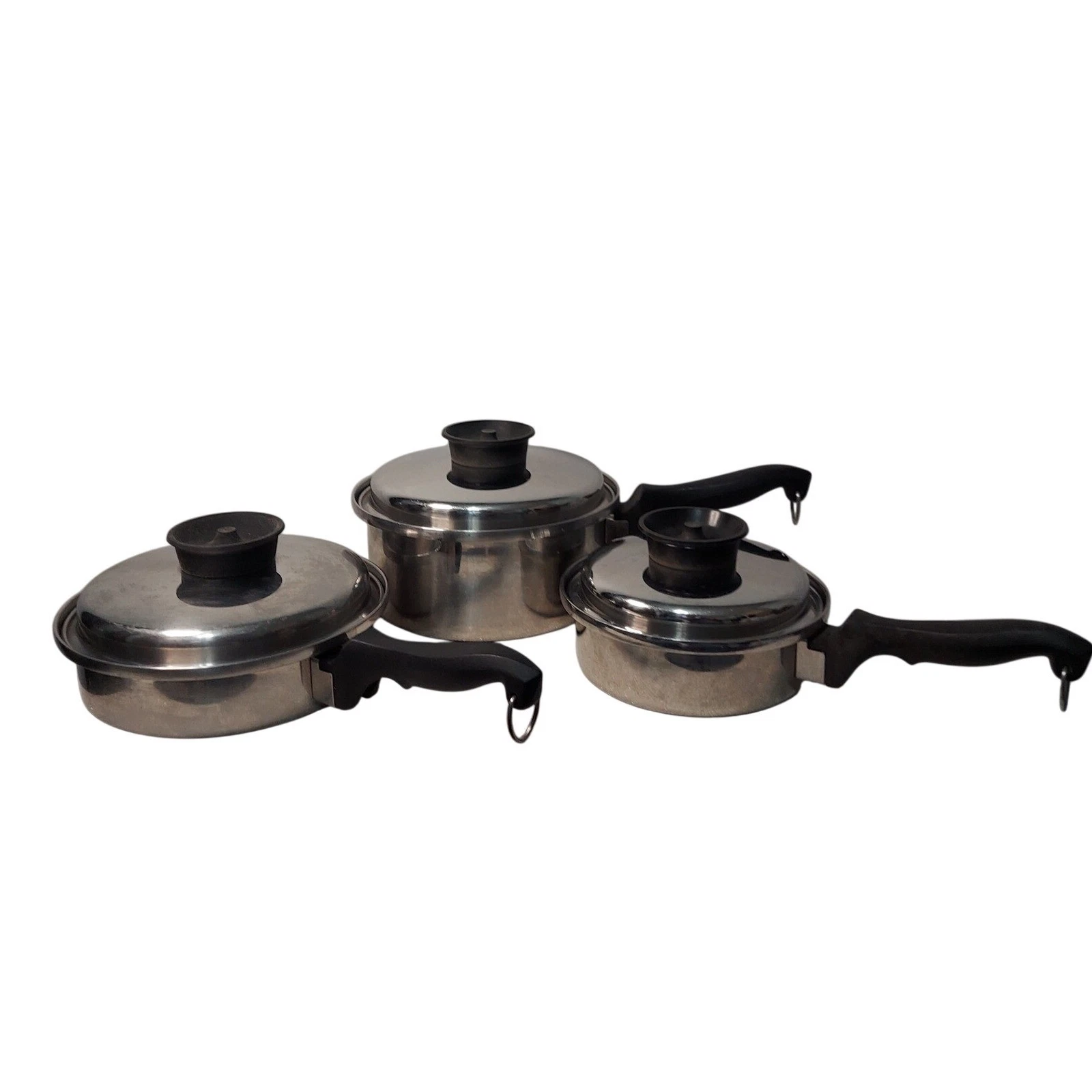 Chef's Ware Townecraft T304 Stainless Steel Multi Core 3 Saucepans & 3 Lids
Opens in a new window or