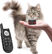 Tiniest Cat Shock Collar, Lightest Cat Training Collar with Remote for Small ...