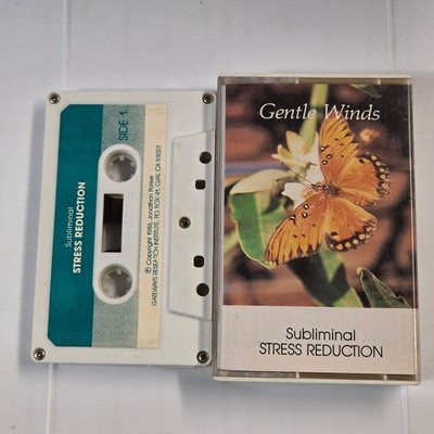 Jonathan Parker Gentle Winds Subliminal Stress Reduction Cassette 1986 Gateways