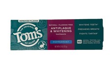 Tom s Of Maine Antiplaque Whitening Peppermint Toothpaste