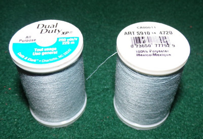 Dual Duty All Purpose Polyester Thread, 250 yards, Ciel (4720)