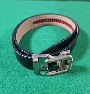 Nexbelt Leather No Holes Ratchet Golf Belt / Ace Black / Size 32" / SEL0869