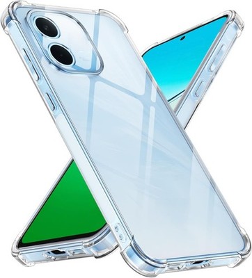 Für HMD Schlüssel Hülle, Slim Klar Silikon Stoßfest Gel Handy Cover (PANZERKANTEN)