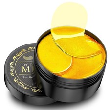 24K Gold Under Eye Patches - 60 Pack for Puffy Eyes, Dark Circles, Bags & Wrinkl