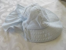 NWOT Pottery Barn Kids Sun Hat, MINI-STRIPE BLUE, 3- 12 M