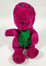Vintage 1992 Barney Plush 12  Lyons Group Purple Dinosaur Stuffed Animal Toy