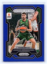 Juancho Hernangomez 2023-24 Panini Prizm EuroLeague #50 Blue Prizm #/199