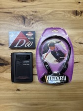 Vintage Aiwa Portable AM FM Radio  Cassette Player Model HS-JS315W