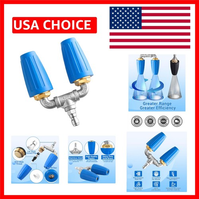 #ad Turbo Nozzle for Pressure Washer 2.0 Orifice 4 6 GPM for Versatile Cleaning $45.59