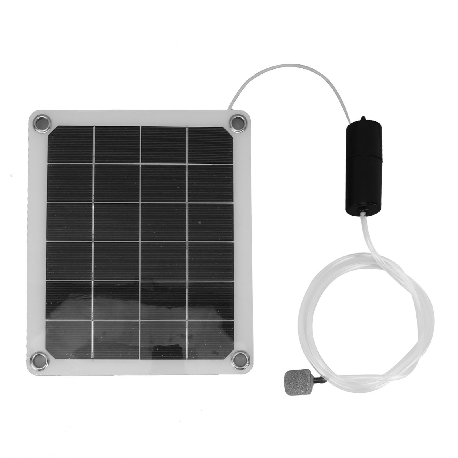 Solar Pond Aerator Waterproof 20W Noiseless Solar Aquarium Air Pump With Air