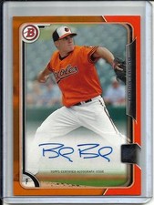 Bobby Bundy 2015 Bowman Orange Autograph #12/25