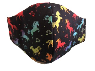 Unicorn Face Mask With Filter Pocket
