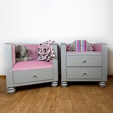 Children’s Reading Seat and Storage Bookcase Set