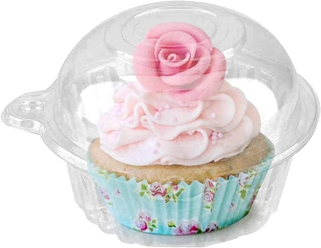 Zerodis Cupcake Containers, 400 Pack Clear Plastic Single Individual Cupcake Box eBay