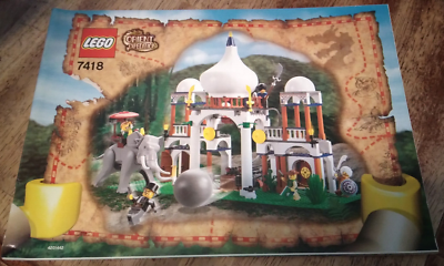 on BLUE 11周年記念小冊子 コンプリートセット LEGO 7418 Scorpion Palace Orient Expedition Instruction Manual