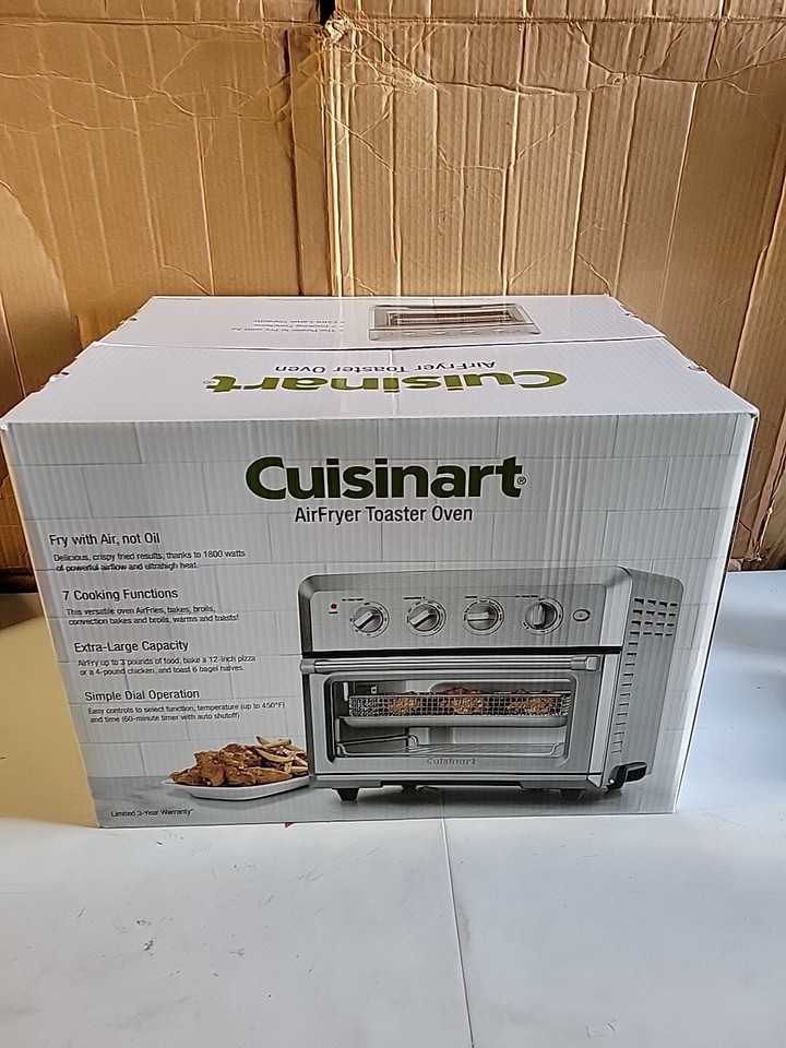 ☀️🆕️ Cuisinart Air Fryer Toaster Oven Stainless Steel CTOA122 eBay